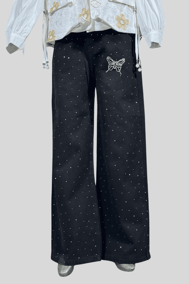 Sparkle Bloom Girls Outfit Set - Image 3