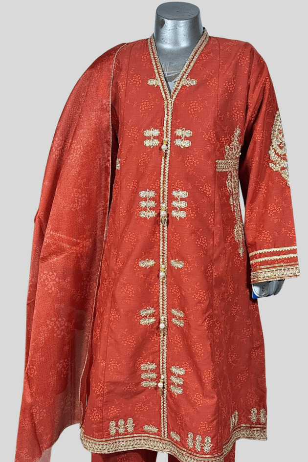 Embroidered 3-Piece Suit - Image 2