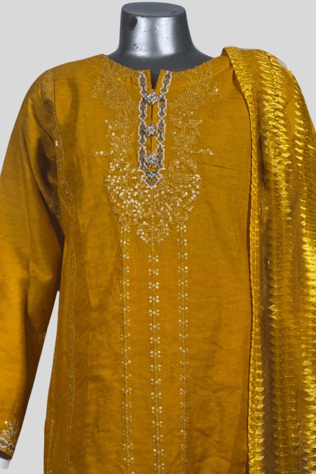 Festive Embroidered Suit – 3 Piece Set - Image 2