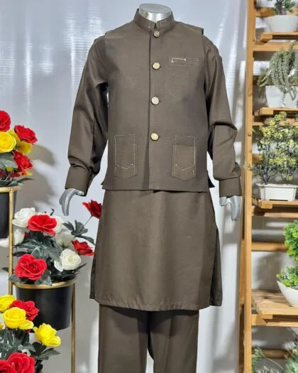 3 Piece Kids’ Waistcoat Suit