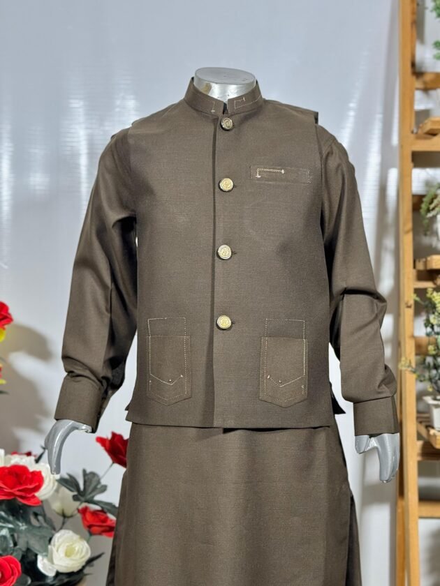 3 Piece Kids’ Waistcoat Suit - Image 3