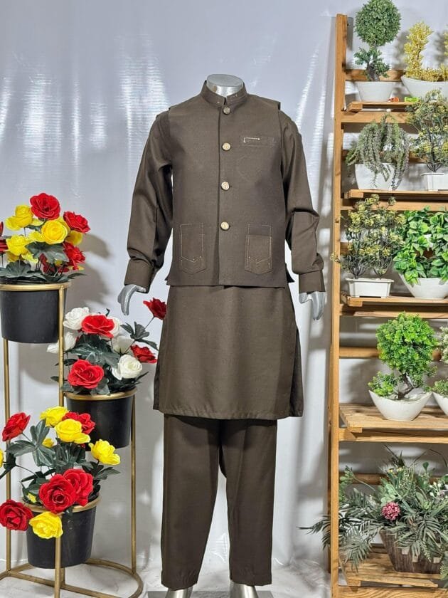 3 Piece Kids’ Waistcoat Suit - Image 2