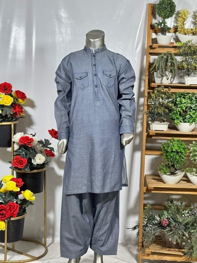 Boys' Kurta Pajama Set - Image 2