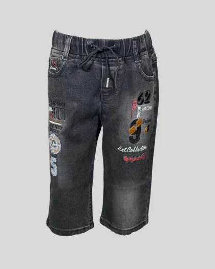 Urban Cool Embroidered Denim Shorts